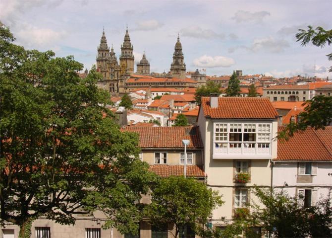 Hostal Alfonso Hotel Santiago de Compostela Ngoại thất bức ảnh